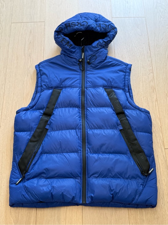 Crosshatch Other - Crosshatch Craystore Royal Blue Hooded Puffer Vest Men’s XXL NWT